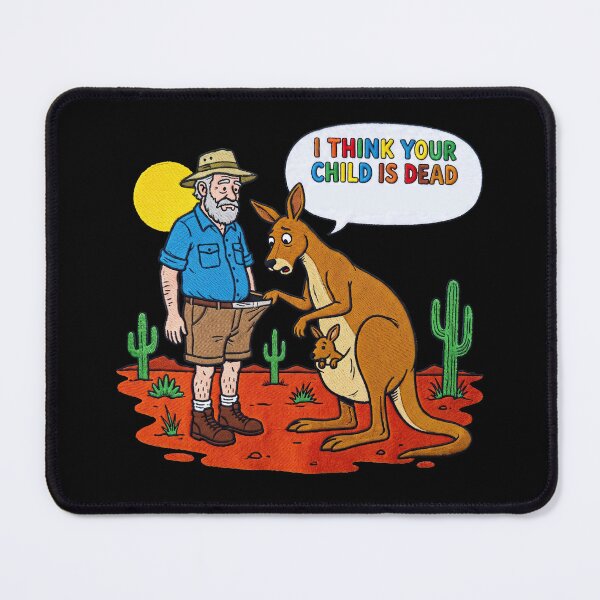 Item preview, Funny Kangaroo Dark Humor designed and sold by TeeARTHY.