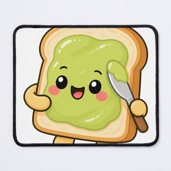 Item preview, Cute Pandan Custard Toast designed and sold by Doodle Planet.