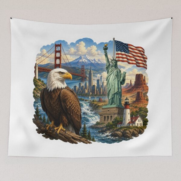 Item preview, American Bald Eagle Travel designed and sold by Snurly.