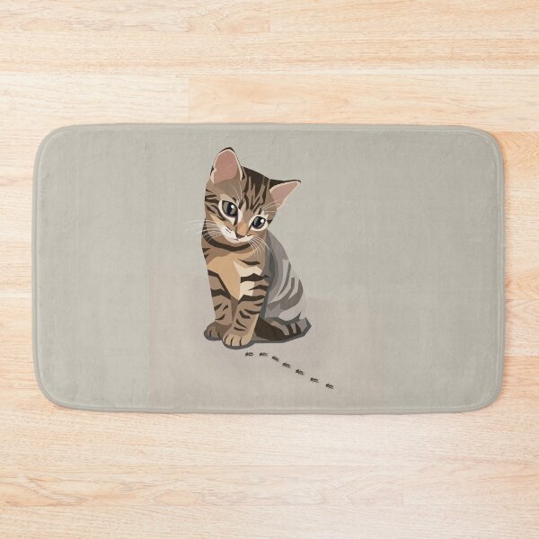 Item preview, Kitten looking at ants designed and sold by NorthNook.