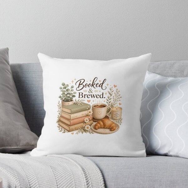 Item preview, Booked and Brewed Cozy Book Lover Coffee and Books Aesthetic designed and sold by MUSA'S.