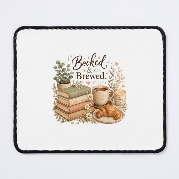 Item preview, Booked and Brewed Cozy Book Lover Coffee and Books Aesthetic designed and sold by MUSA'S.