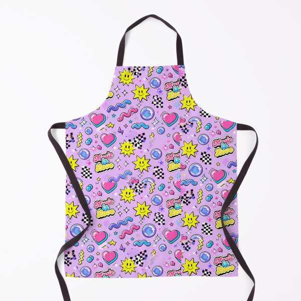 Item preview, Cute Y2K Music Is Love Seamless Pattern – Kawaii Hearts, Smiley Stars & Retro Sticker Design designed and sold by Joyfulfabric.