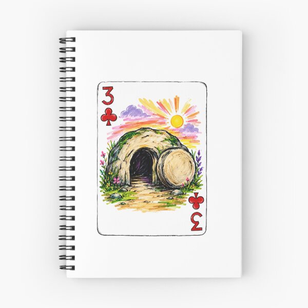 Item preview, He Is Risen Empty Tomb Christian Playing Card designed and sold by Roniya George.
