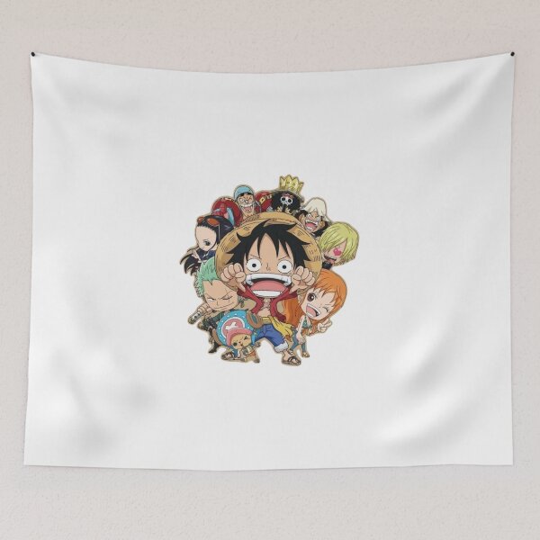 Item preview, Circular Collage of Straw Hat Crew Group Mascot Art designed and sold by DeepBlueMeadow.