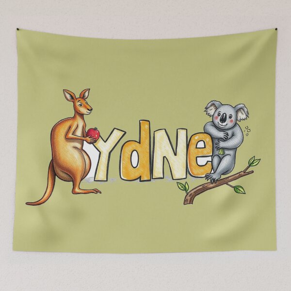 Item preview, Sydney text with kangaroo and koala designed and sold by CreationsNicB.