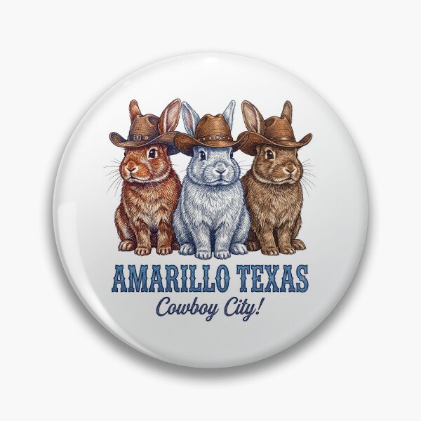 Item preview, Amarillo Texas Cowboy City Funny Western Rabbits designed and sold by TeeARTHY.