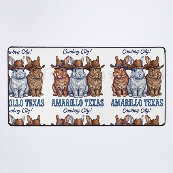 Item preview, Amarillo Texas Cowboy City Funny Western Rabbits designed and sold by TeeARTHY.