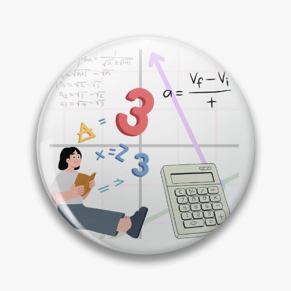 Item preview, Cute Student Studying Mathematics Illustration" designed and sold by DodoCraft3.