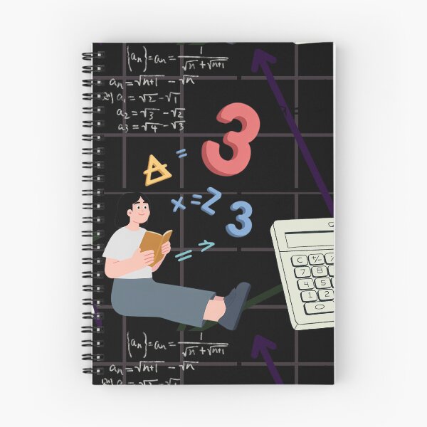 Item preview, Cute Student Studying Mathematics Illustration" designed and sold by DodoCraft3.