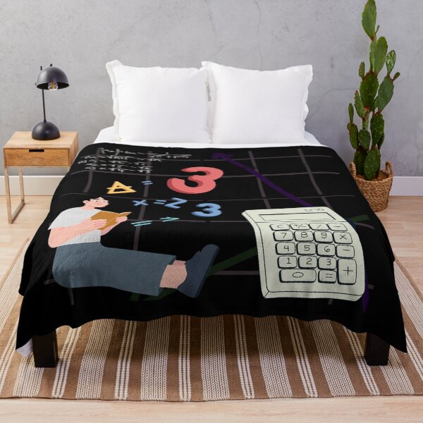 Item preview, Cute Student Studying Mathematics Illustration" designed and sold by DodoCraft3.