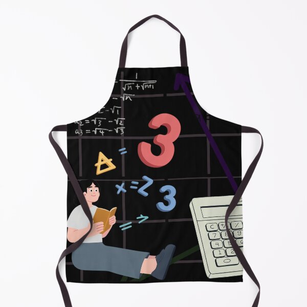 Item preview, Cute Student Studying Mathematics Illustration" designed and sold by DodoCraft3.