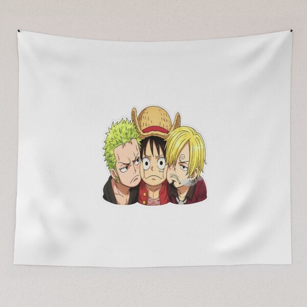Item preview, Close Up Trio Portrait of Main Shonen Combatants designed and sold by DeepBlueMeadow.