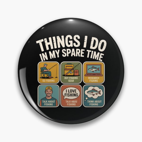 Item preview, Things I Do In My Spare Time Funny Fishing Lover designed and sold by MizoX7.
