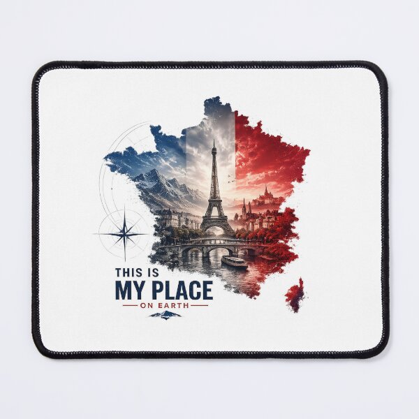Item preview, France Map Paris This Is My Place On Earth designed and sold by JMDG Studio.