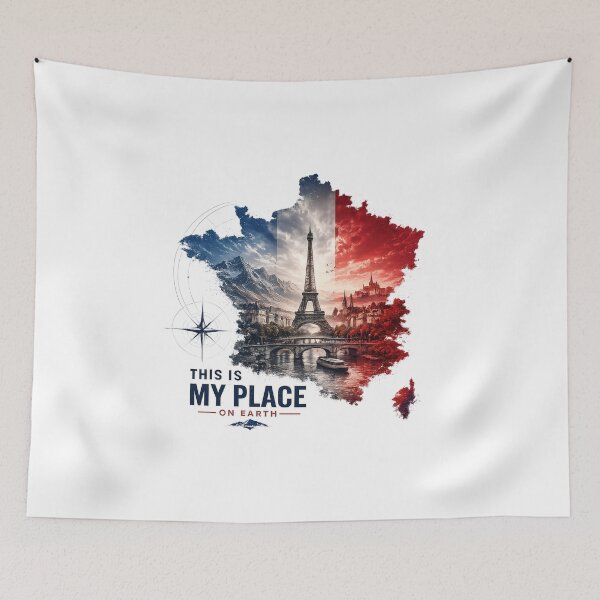 Item preview, France Map Paris This Is My Place On Earth designed and sold by JMDG Studio.