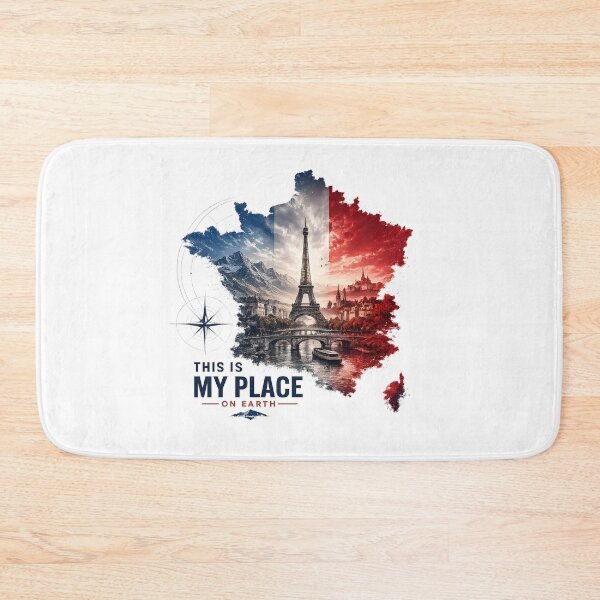 Item preview, France Map Paris This Is My Place On Earth designed and sold by JMDG Studio.