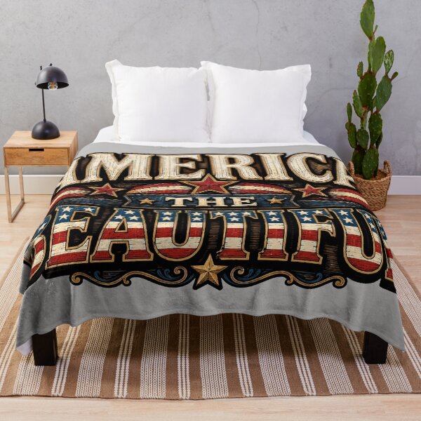 Item preview, America The Beautiful - Independence Day - 4th of July - Patriotism designed and sold by krewyork.