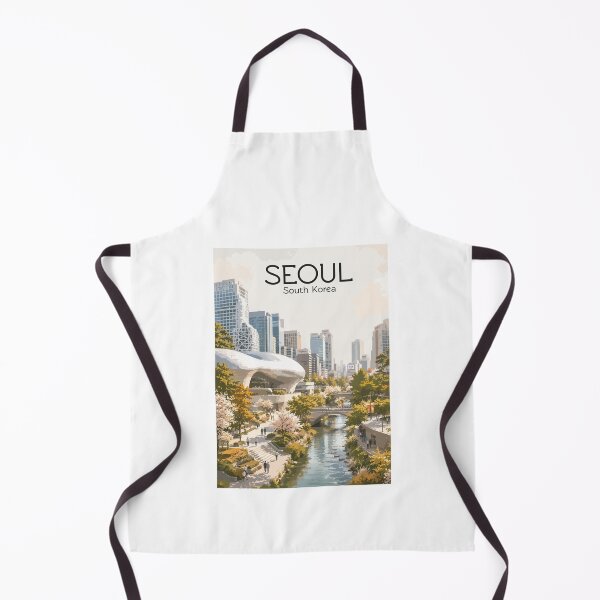 Item preview, Seoul South Korea Travel Poster designed and sold by Siaotie Studio.