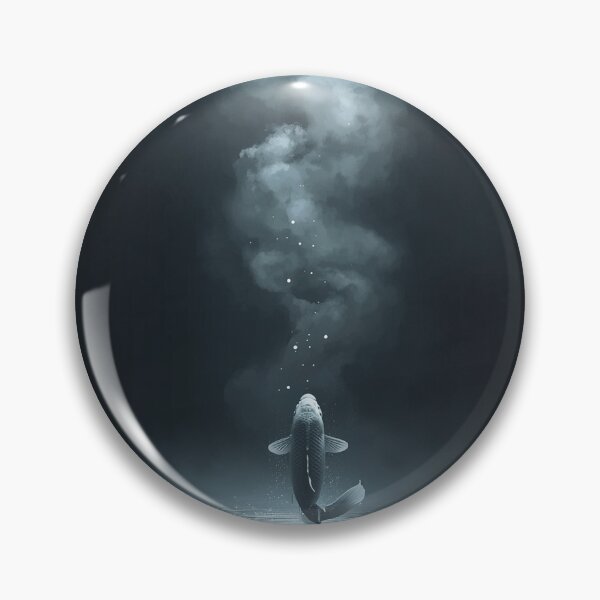 Item preview, Celestial Spiral Koi — Japanese Cinematic Art designed and sold by Tokyo Neo Noir Collective .