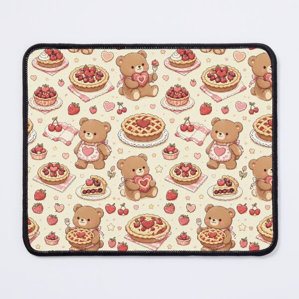 Item preview, Teddy Bear Love Berry Pie Pattern designed and sold by Soft Berry Studio.