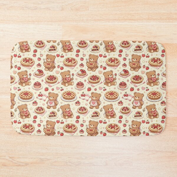 Item preview, Teddy Bear Love Berry Pie Pattern designed and sold by Soft Berry Studio.