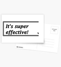 It's super effective! Postcards