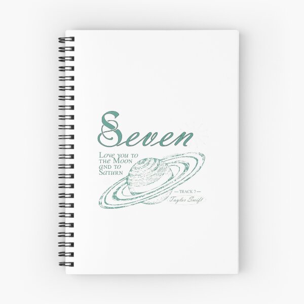 Item preview, Seven Track 7 Vintage Saturn Lyric Poster Art designed and sold by gringoods.