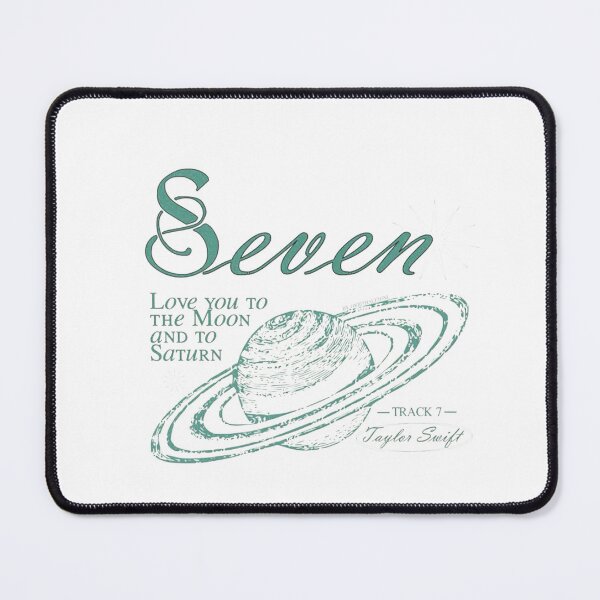 Item preview, Seven Track 7 Vintage Saturn Lyric Poster Art designed and sold by gringoods.