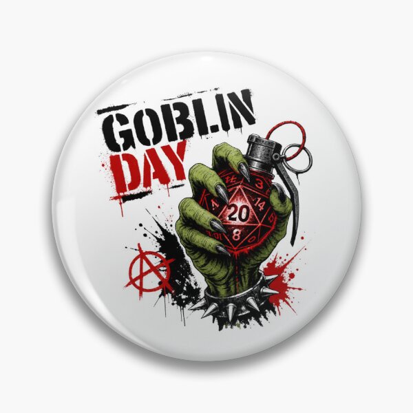 Item preview, Goblin Day - Punk Rock Tabletop RPG Merchandise designed and sold by Dice_Goblin_Studio.