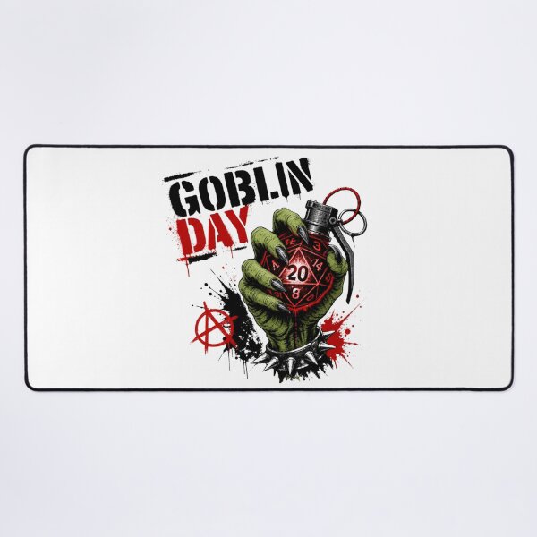 Item preview, Goblin Day - Punk Rock Tabletop RPG Merchandise designed and sold by Dice_Goblin_Studio.