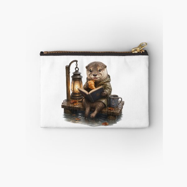 Item preview, Cozy Reading Otter designed and sold by Helenaphotoart.