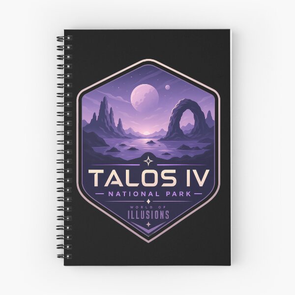 Item preview, Talos World Retro Sci-Fi Park  designed and sold by FrontierCosmic.