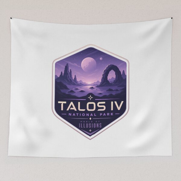 Item preview, Talos World Retro Sci-Fi Park designed and sold by FrontierCosmic.