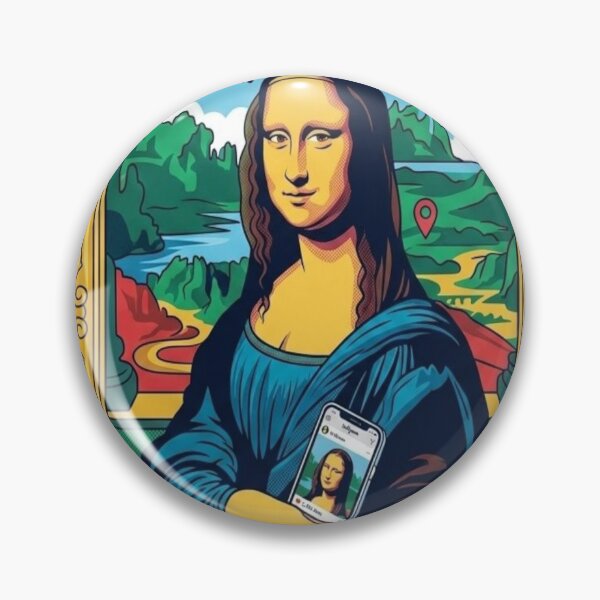 Item preview, Mona Lisa Selfie Art History Parody - Modern Times Tech Humor designed and sold by devilfronty.