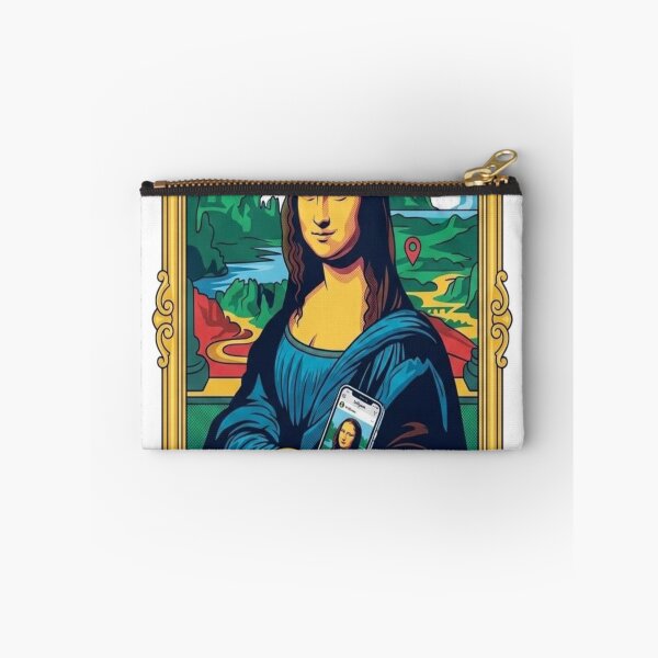 Item preview, Mona Lisa Selfie Art History Parody - Modern Times Tech Humor designed and sold by devilfronty.