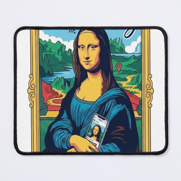 Item preview, Mona Lisa Selfie Art History Parody - Modern Times Tech Humor designed and sold by devilfronty.