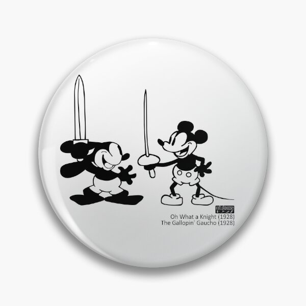 Item preview, Oswald and Mickey - Companions at Arms (Oh What a Knight, 1928; The Gallopin' Gaucho, 1928) designed and sold by eetoons1927.