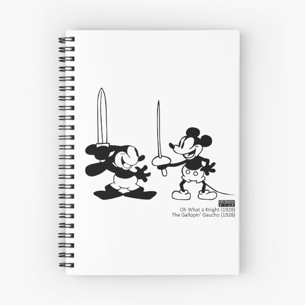 Item preview, Oswald and Mickey - Companions at Arms (Oh What a Knight, 1928; The Gallopin' Gaucho, 1928) designed and sold by eetoons1927.