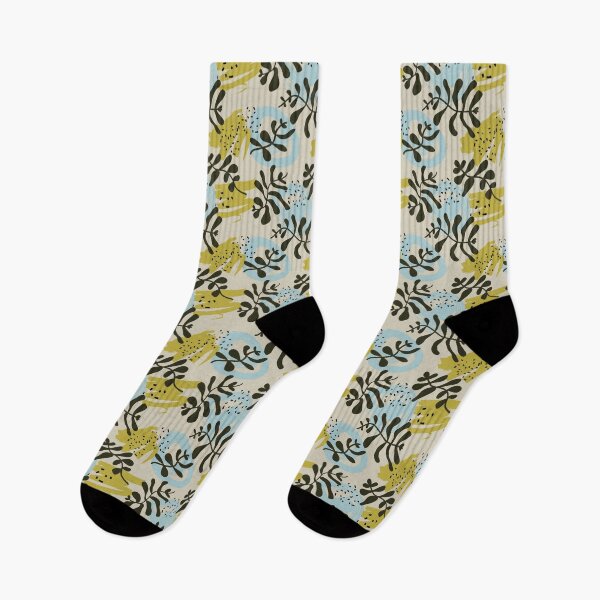 Item preview, Abstract Botanical Bohemian Pastel Green Blue designed and sold by idovedesign.