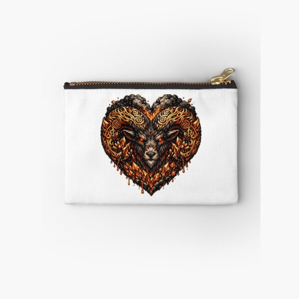 Item preview, Volcanic Ram Spirit | Celtic Fire Ram | Lava Crystal Mountain Goat | Mythical Fantasy Beast | Viking Zodiac Aries Gift designed and sold by MrDev.
