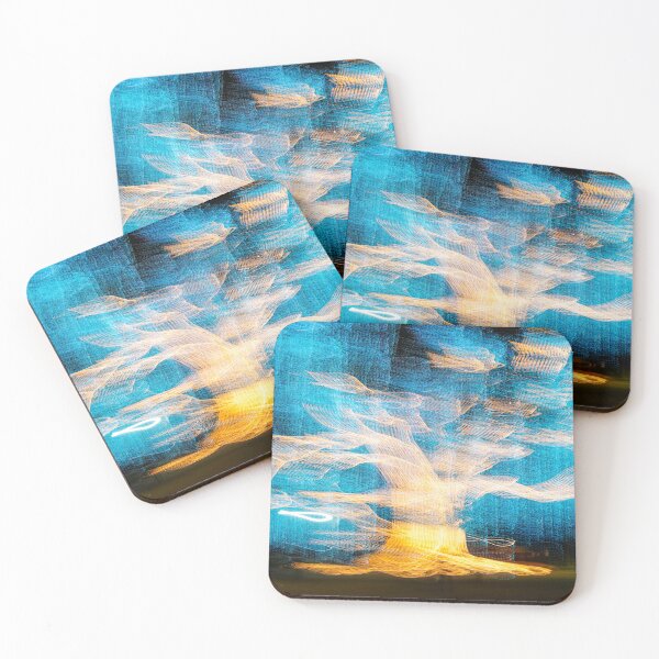 Item preview, Tree of Light Abstract Long Exposure Festival designed and sold by Jomsunshine.