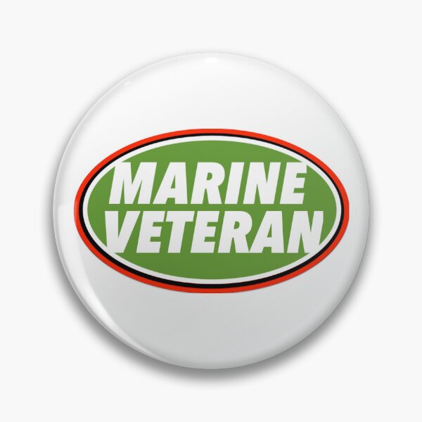 Item preview, Marine Veteran Print Novelty designed and sold by Stiqker.