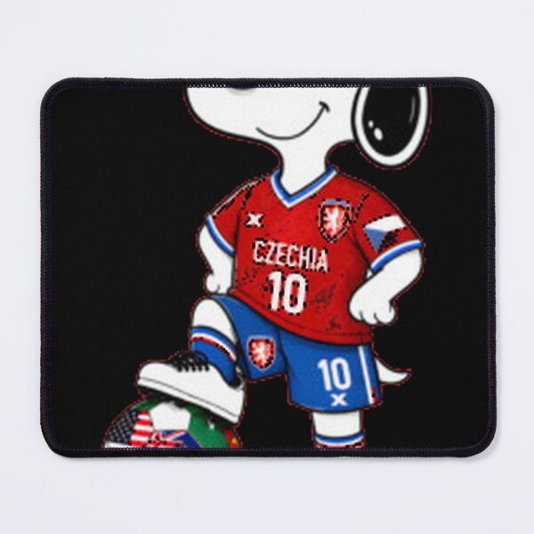 Item preview, Worldcup 2026 Czechia Team Funny Snoopy Soccer Pla designed and sold by sweetfroyz.