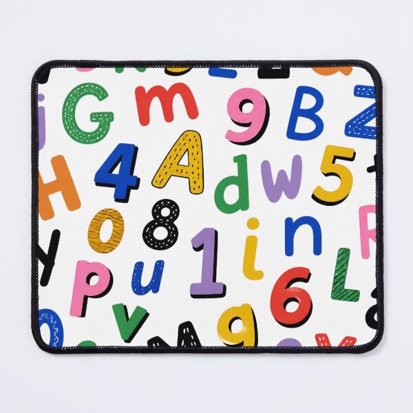 Item preview, Colorful Alphabet & Numbers – Fun Educational Design designed and sold by IMuDesigner.