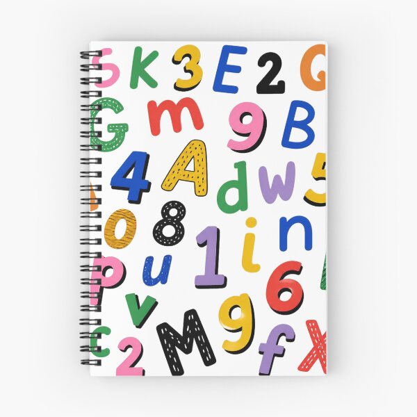 Item preview, Colorful Alphabet & Numbers – Fun Educational Design designed and sold by IMuDesigner.