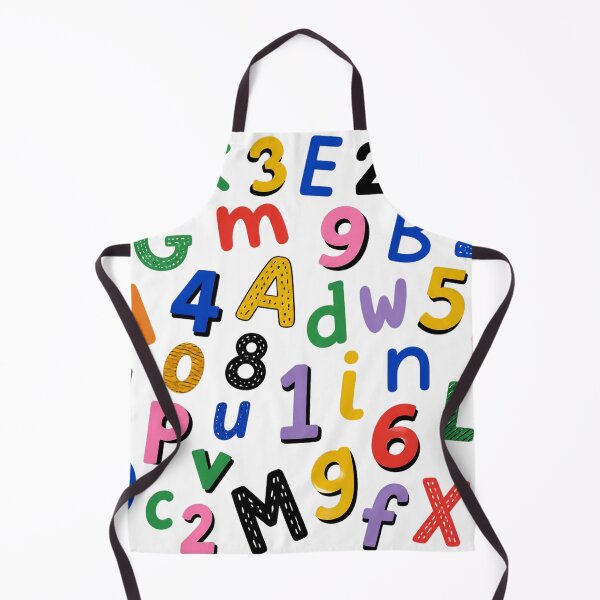Item preview, Colorful Alphabet & Numbers – Fun Educational Design designed and sold by IMuDesigner.