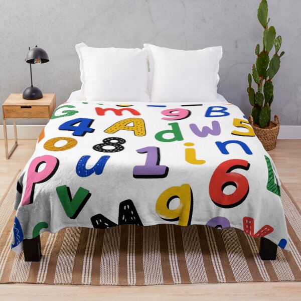 Item preview, Colorful Alphabet & Numbers – Fun Educational Design designed and sold by IMuDesigner.