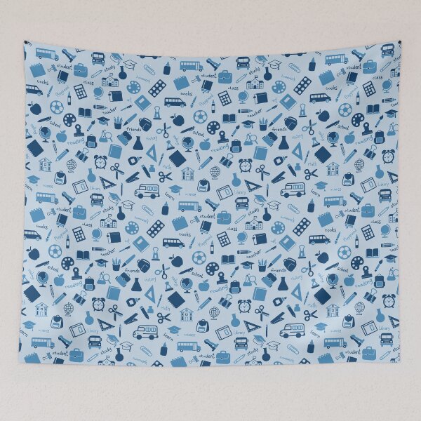 Item preview, Seamless pattern with educational and essential school icons designed and sold by AlicinaM.
