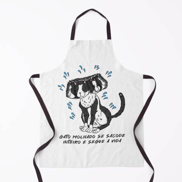 Item preview, Gato Molhado, Apenas Segue a Vida designed and sold by Colmeia de Ideias.